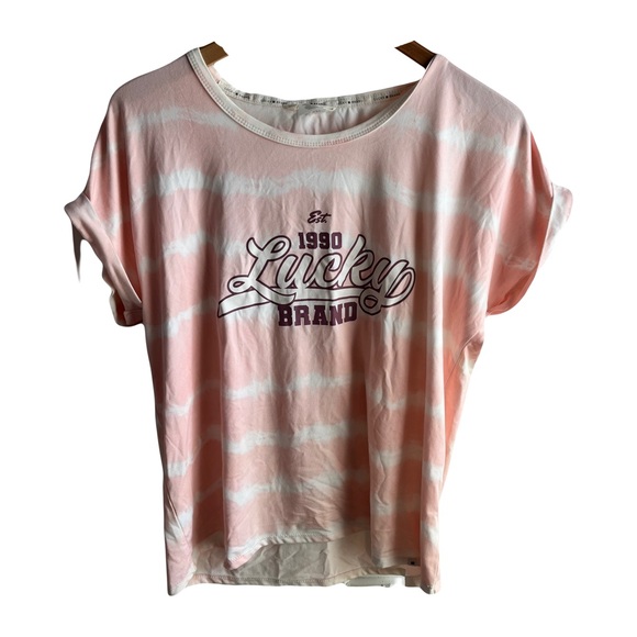 Lucky Brand Pink Striped Pajamas Sleepwear Set - Picture 2 of 9